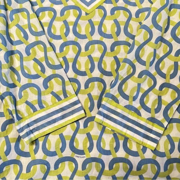 Gretchen Scott Womens Tunic Coverup Top Size S Beachy Resort Vacation Coastal - Picture 4 of 9